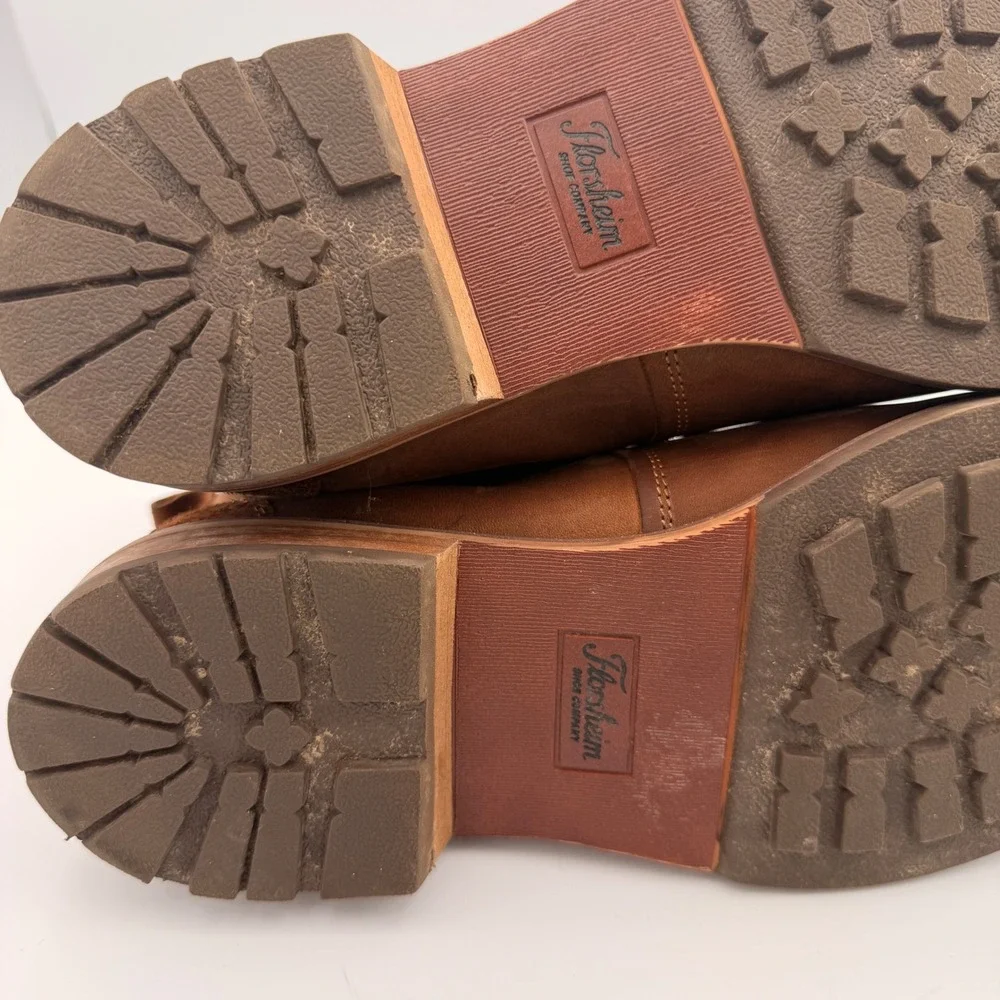 Florsheim Brown Chalet Plain Toe Chelsea Boot Size 9.5M